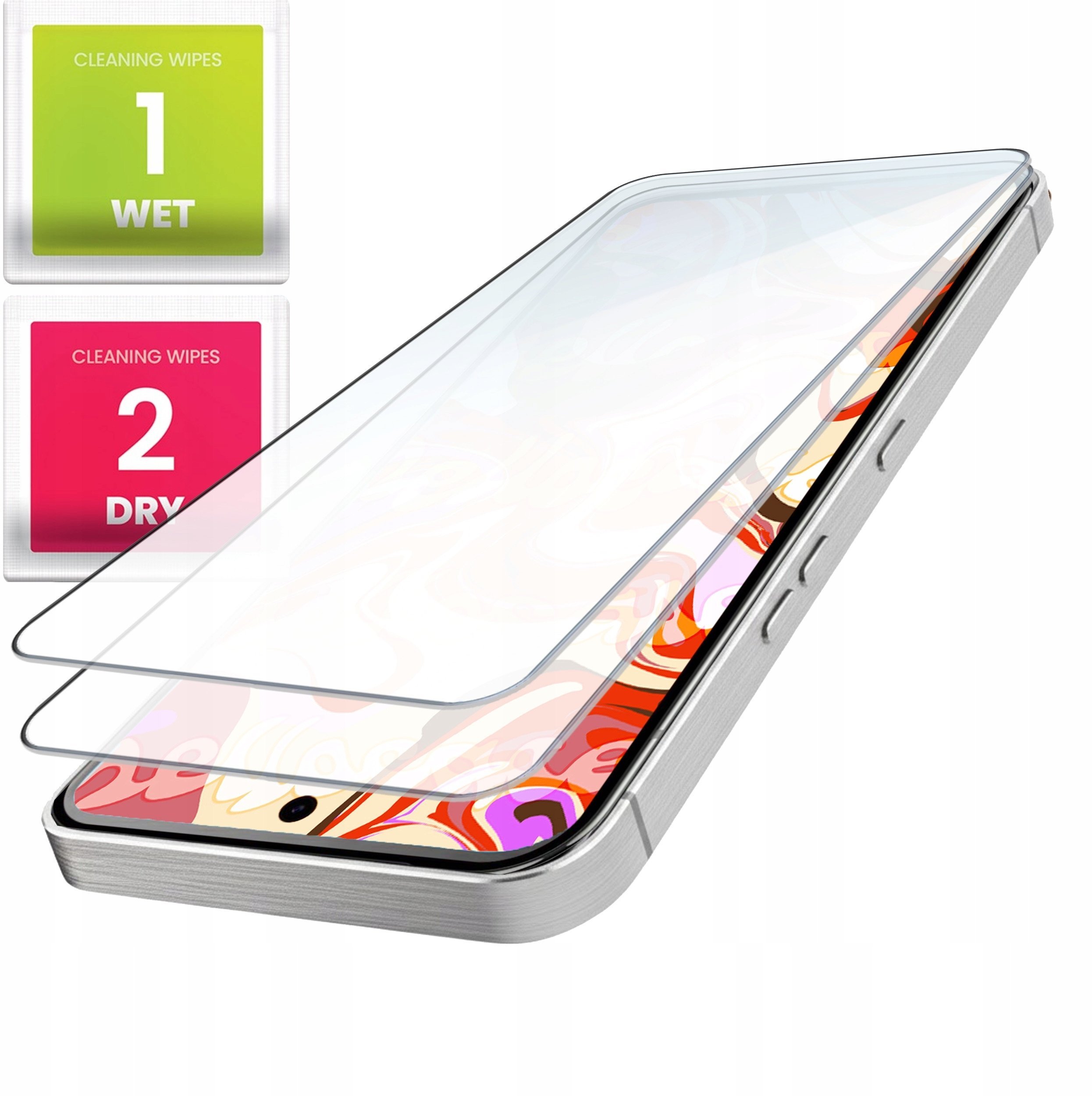 2-PAK Szkło Hartowane Do Samsung Galaxy S25 FE Płaskie, 2.5D, Szybka, 9H