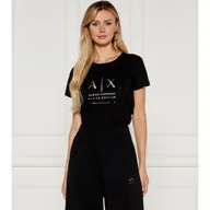 Koszulki i topy damskie - Armani Exchange T-shirt | Slim Fit - miniaturka - grafika 1