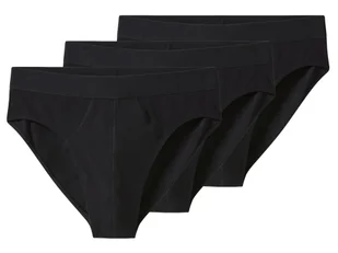 esmara Men Majtki slipy męskie z bawełną, 3 pary (Czarny, 5/M) - Majtki męskie esmara Men Majtki slipy męskie z bawełną, 3 pary (Czarny, 5/M) - Majtki męskie - miniaturka - grafika 1