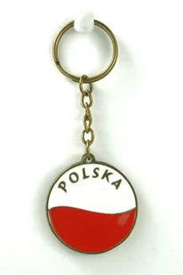 Brelok metalowy dwustronny Orzeł - Flaga ABINO - Breloczki dla dzieci - miniaturka - grafika 1