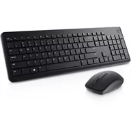 Zestawy myszka + klawiatura - Dell Keyboard and Mouse KM3322W Keyboard and Mouse Set, Wireless, Batteries included, RU, Black - miniaturka - grafika 1