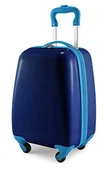 Walizki - Hauptstadtkoffer HAUPTSTADTKOFFER - for Kids  walizka dziecięca, walizka dziecięca, walizka z twardą obudową, podróżna walizka na kółkach dla dzieci, bagaż podręczny, 24 litry, ciemnoniebieski HKK-IC6004-DB - miniaturka - grafika 1
