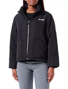 Wrangler Damska kurtka puchowa Western, czarny, S - Kurtki damskie - miniaturka - grafika 1