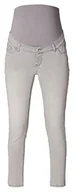 Spodnie damskie - ESPRIT Maternity Spodnie damskie Denim Skinny Over The Belly 7/8 dżinsy, szary denim - 920, 44 - miniaturka - grafika 1