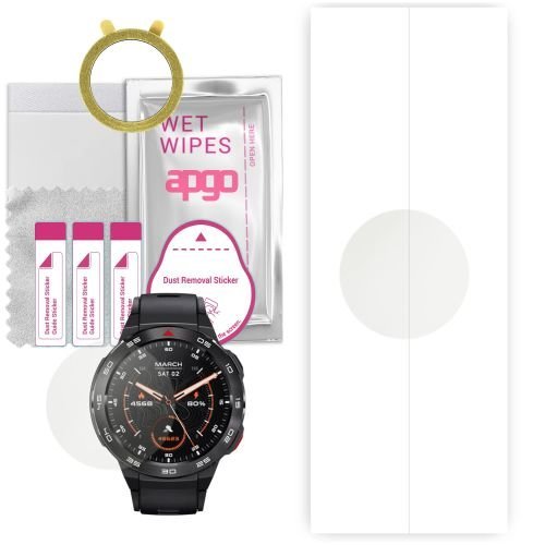 1x folia hydrożelowa MATOWA do Mibro Watch GS Pro - apgo Smartwatch Hydrogel MATTE Protection Ochrona na ekran smartwatcha