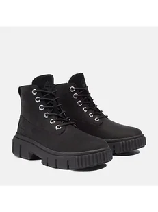 Timberland Skórzane botki "Greyfield" w kolorze czarnym - Botki damskie - miniaturka - grafika 1