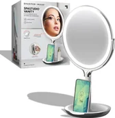 Lusterka do makijażu - Lusterko kosmetyczne Sharper Image Sharper Image Makeup Mirror with Light and Wireless Charger - miniaturka - grafika 1