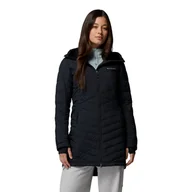 Kurtki damskie - Damska kurtka ocieplana Columbia Women's Joy Peak II Mid Hooded Jacket black - S - miniaturka - grafika 1