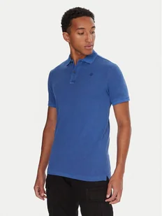 G-Star Raw Polo Dunda D11595-D756 Niebieski Slim Fit - Koszulki męskie - miniaturka - grafika 1