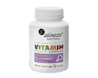 Witaminy i minerały - Aliness Dla Kobiet Premium Vitamin Complex Witaminy i Minerały Vege (120 tab) ali-141 - miniaturka - grafika 1