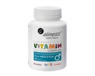 Witaminy i minerały - Aliness Premium Vitamin Complex dla mężczyzn 120 tabletek FB45-106AD - miniaturka - grafika 1