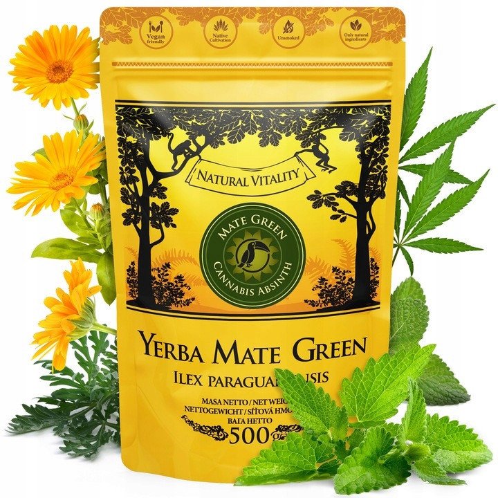 Mate Green Cannabis Absinth 500g Herbata Yerba Mate
