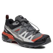 Buty trekkingowe męskie - Trekkingi Salomon X Ultra 360 Gore-Tex L47453500 Quiet Shade / Black / Spice Route - miniaturka - grafika 1