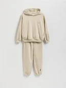 Bluzy dla chłopców - Reserved - Bawełniany komplet - beżowy - miniaturka - grafika 1