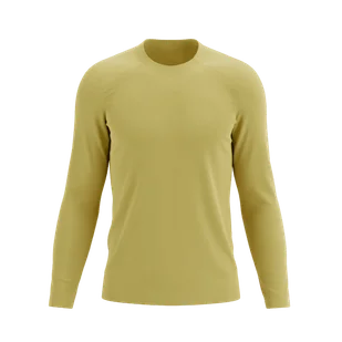 COMPRESSPORT Koszulka biegowa z długim rękawem PERFORMANCE LS T-SHIRT ceylon yellow - Koszulki sportowe męskie - miniaturka - grafika 1