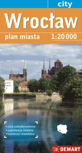 Demart Wrocław - plan miasta (skala 1:20 000) - Praca zbiorowa - Atlasy i mapy - miniaturka - grafika 1