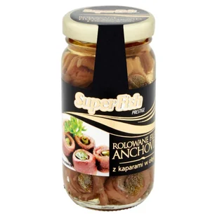 Superfish Anchovies Z Kaparami W Oleju 95G - Konserwy i dania rybne - miniaturka - grafika 1