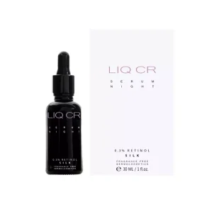 Liq CR Serum Night 0.3% Retinol Silk, koncentrat intensywnie korygujący na noc, 30ml 7071158 - Serum do twarzy - miniaturka - grafika 1
