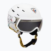 Kaski narciarskie - Kask narciarski damski Rossignol ALLSPEED VISOR IMP PHOTOCHROMIC szary RKK H400 - miniaturka - grafika 1