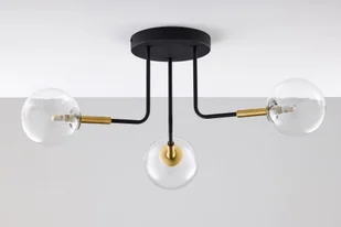 Trójramienna lampa do sypialni JUP 2039 BU 3 CZ/MS TR - Lampy sufitowe - miniaturka - grafika 1