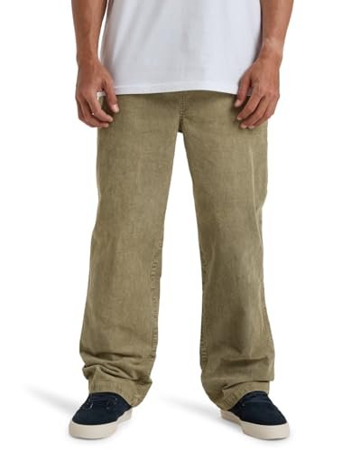 Billabong Męskie spodnie Larry Cord Spodnie Brązowe M