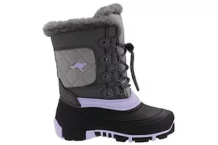KangaROOS Kanga-Bean Care śniegowce dziewczęce, Steel Grey Lavender, 32 EU - Śniegowce damskie - miniaturka - grafika 1