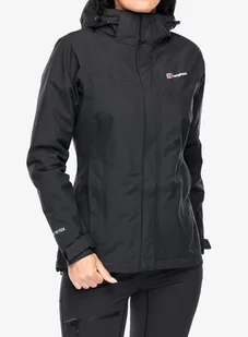Kurtka z membraną damska Berghaus Hillwalker InterActive Shell - black/black - Kurtki damskie - miniaturka - grafika 1