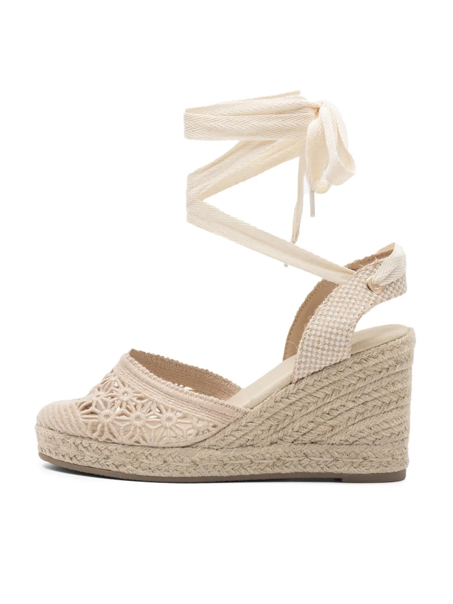 Espadryle WSS-100722-01 Beżowy