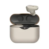 Słuchawki - Sony WF-1000XM3 Srebrne - miniaturka - grafika 1