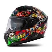 Kaski motocyklowe - Kask Integralny O'Neal Challenger Crank Czarny/MultiL - miniaturka - grafika 1
