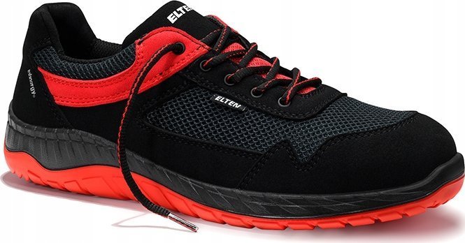 Elten Batai ELTEN Lonny Red Low S1P SR, juodi/raudoni 43