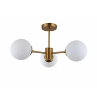 Lampy sufitowe - Roma 3pł. wisząca złota - miniaturka - grafika 1