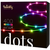 Lampy ogrodowe - Inteligentne lampki Twinkly Dots 400 RGB 20 m - Zamów do 16:00, wysyłka kurierem tego samego dnia! - miniaturka - grafika 1