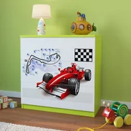 Komody dla dzieci - KocotKids Komoda do pokoju dziecięcego, babydreams, formuła, 81 cm, zielona - miniaturka - grafika 1