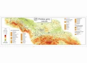 Mapy i plansze edukacyjne - Polskie góry. Mapa ścienna 1:800 000 - miniaturka - grafika 1