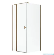 Kabiny prysznicowe - Radaway Nes Kdj II Brushed Copper kabina 80x80cm lewa szczotkowana miedź 10032080-93-01L/10039080-01-01 - miniaturka - grafika 1