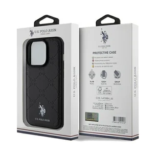 US Polo USHCP15LPYOK iPhone 15 Pro 6.1" czarny/black Yoke Pattern - Etui i futerały do telefonów - miniaturka - grafika 8