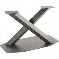 Meble modułowe i akcesoria - Nogi Metalowe do Stołu LOFT masywna 120x72 CZARNY Biały Złoty Nowoczesna - miniaturka - grafika 1