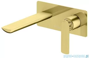 KOHLMAN QW185EGDB Podtynkowa bateria umywalkowa  GOLD BRUSHED - Baterie podtynkowe - miniaturka - grafika 2