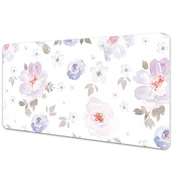 Podkładki na biurko - Mata ochronna na biurko Pastelowe kwiaty 90x45 cm - miniaturka - grafika 1