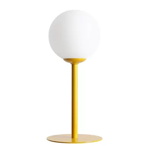 Lampa nocna stojąca, biurkowa do sypialni salonu, Pinne Mustard  Aldex) - Lampy stojące - miniaturka - grafika 1