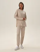 Dresy damskie - Spodnie Joyland - pszeniczny S - miniaturka - grafika 1