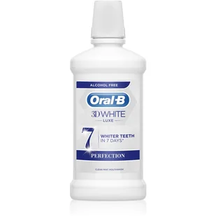 Oral-B Wybielający płyn do płukania jamy ustnej - Oral-B 3D White Luxe Perfection Wybielający płyn do płukania jamy ustnej - Oral-B 3D White Luxe Perfection - Płyny do płukania jamy ustnej - miniaturka - grafika 1
