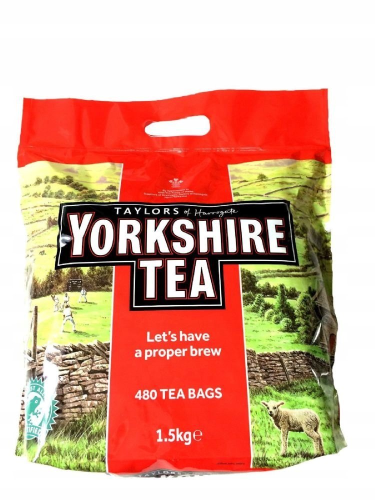 Herbata czarna ekspresowa Yorkshire Tea 1500 g data ważności 01/2026