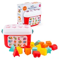 Sortery dla dzieci - Dumel Tuli Fun Koszyczek Sorter Kształtów Koszyk Wiaderko 10m+ - miniaturka - grafika 1