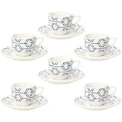 Filiżanki - TOGNANA Zestaw filiżanek TOGNANA Down Town 90 ml 12 elementów) - miniaturka - grafika 1