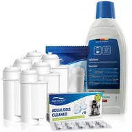 Akcesoria i części do ekspresów do kawy - Zestaw Bosch, Filtr Aqualogis AL-Inte 6szt, Bosch Odkamieniacz 311968 500ml, Cleaneo 10szt - miniaturka - grafika 1