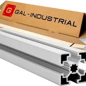Inne materiały budowlane - Gal Industrial Profil KONSTRUKCYJNY ALUMINIOWY 45x45 [12] R 340cm + Cięcie na wymiar - miniaturka - grafika 1