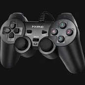 Kontrolery gier na PC - Pad Marvo Gamepad Marvo GT-006, 15przycisk, USB, czarny, wibrujący - miniaturka - grafika 1