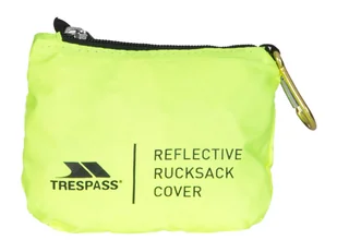 Przeciwdeszczowa odblaskowa nakładka Trespass SULCATA czarny/żółty - Plecaki - miniaturka - grafika 3
